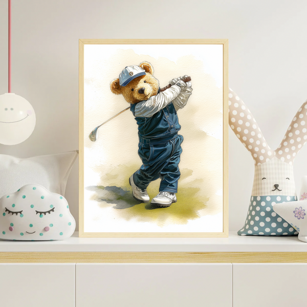 Golfing Bear - Fairway Hitting