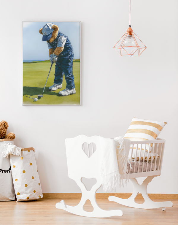 Golfing Bear - The Putt