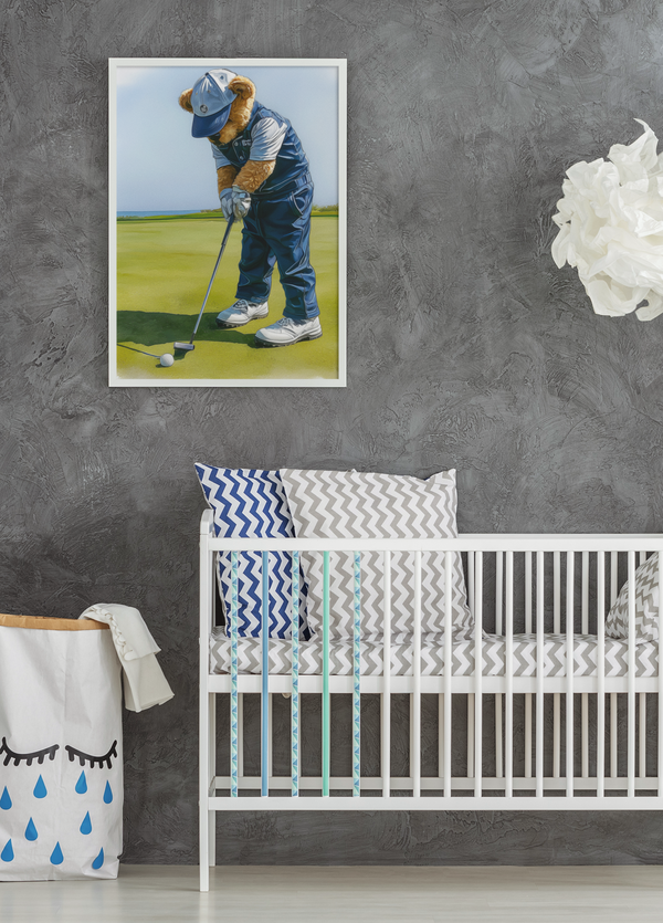 Golfing Bear - The Putt