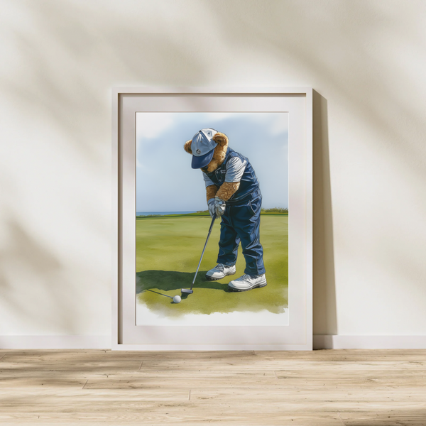 Golfing Bear - The Putt