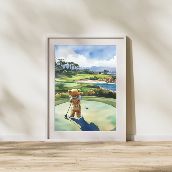 The Golfing Bear - Pebble Beach