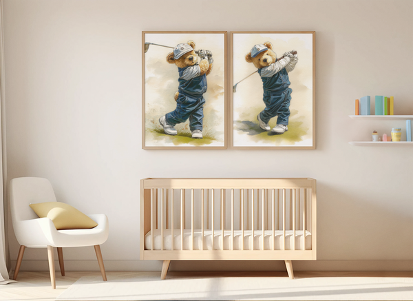 Golfing Bear - Fairway Hitting